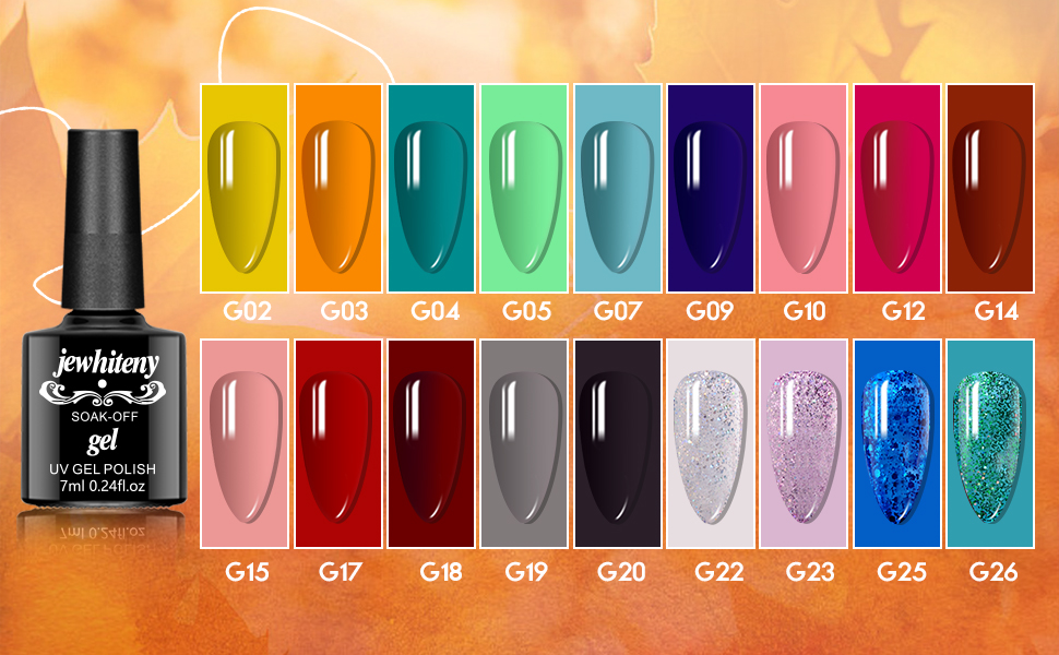 colour gel nail polish