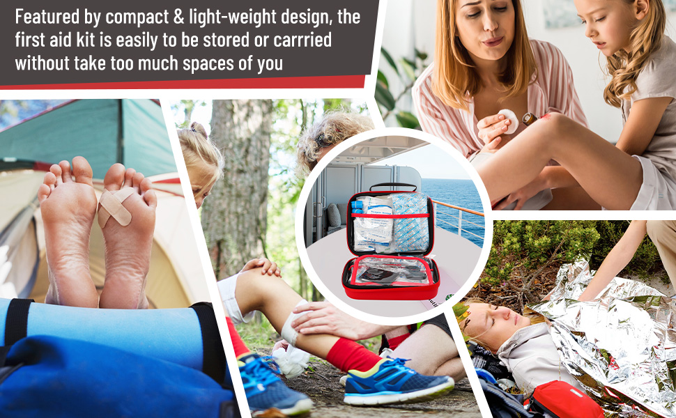 compact small-sized portable first aid kit