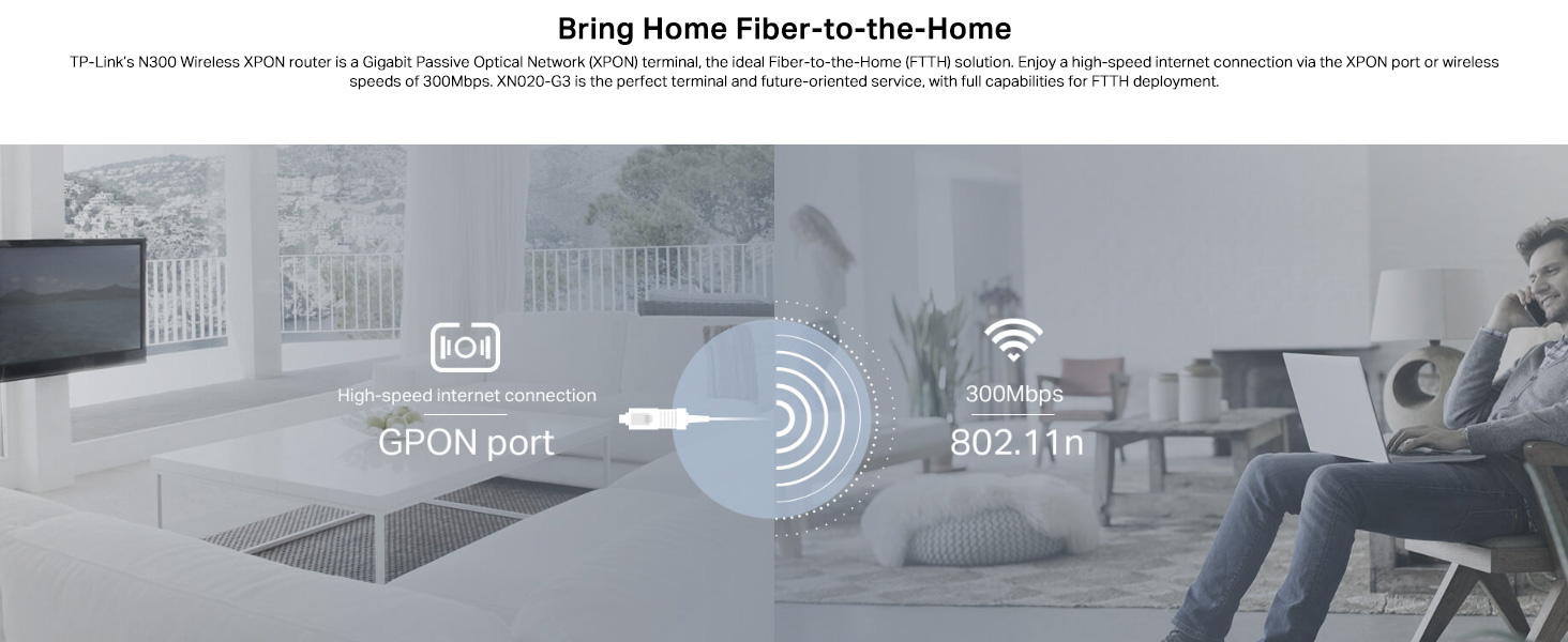 XN020-G3 300Mbps Wireless N Gigabit XPON Router