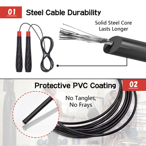 jump rope steel wire rope 3mm fitness