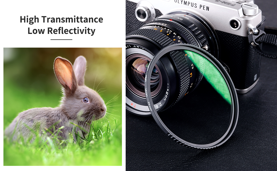 K&F Concept 82mm MC UV Protection Filter Slim Frame with Multi