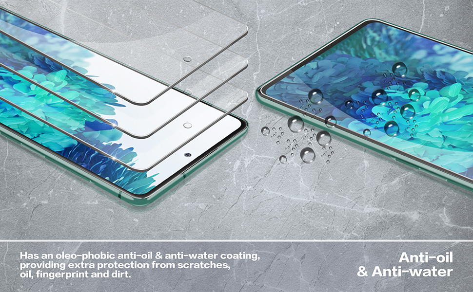 QUEPLE 3 Pack Screen Protector Compatible for Samsung