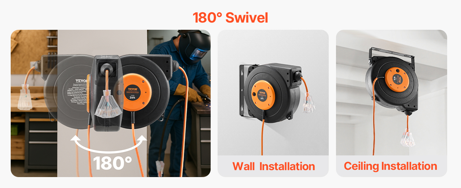 retractable extension cord
