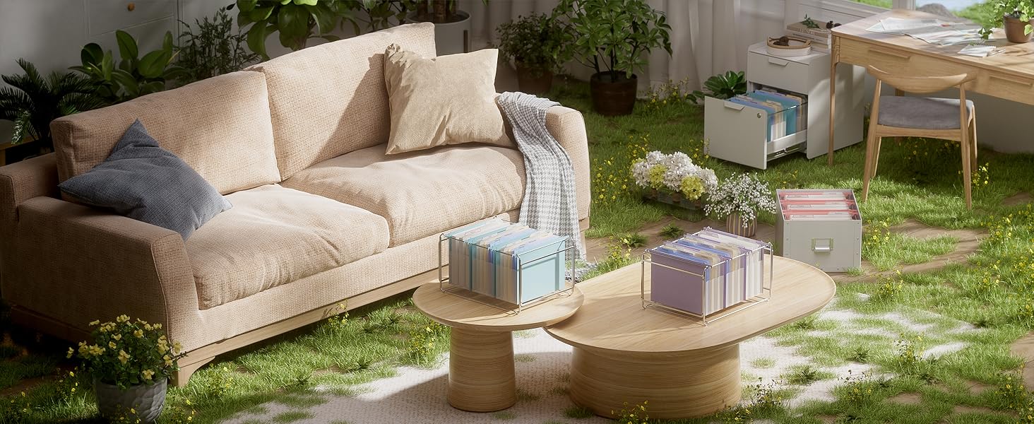 Expanding Hanging File Folders - 4.72; Large Capacity, Letter Size for Filing Cabinets