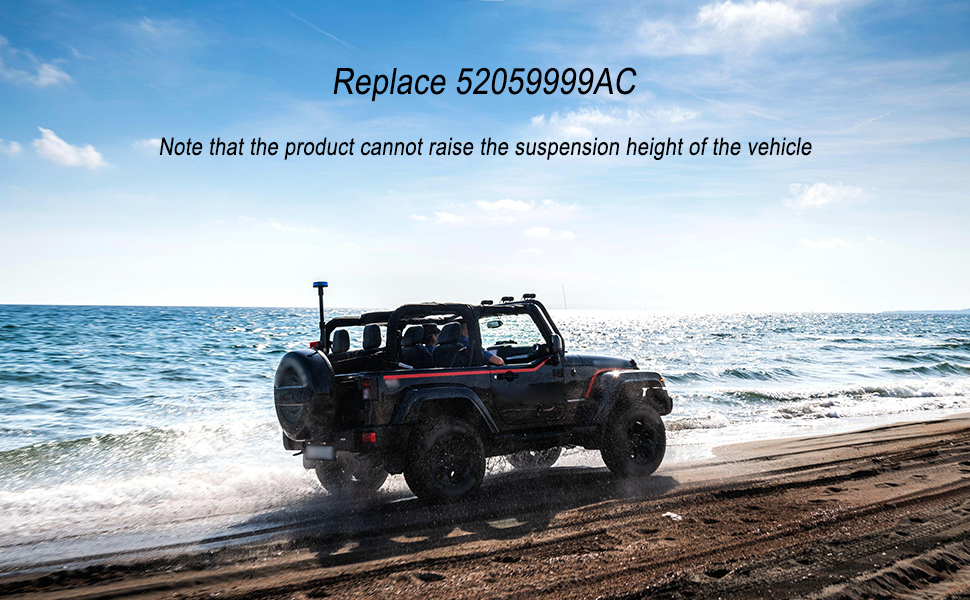 QLZOZB 2 Pcs Rear Upper Coil Spring Isolators Fit for Jeep Wrangler JK JKU 20072018