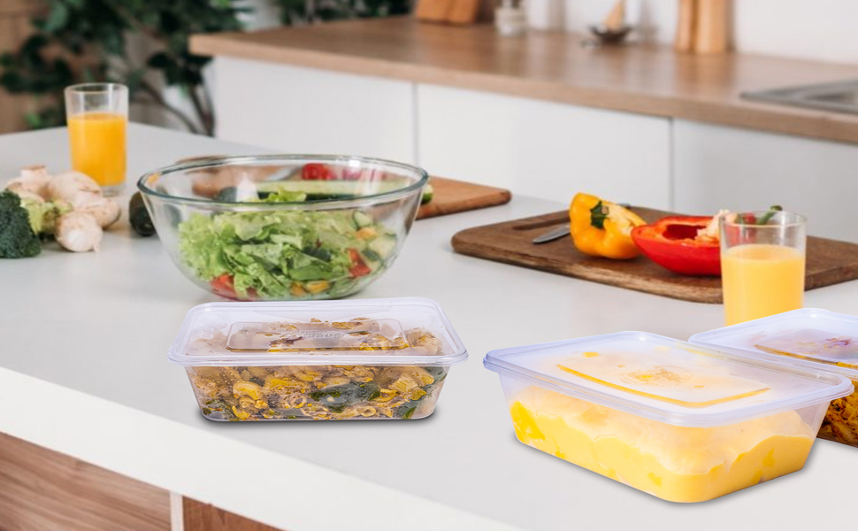 plastic food containers with lids