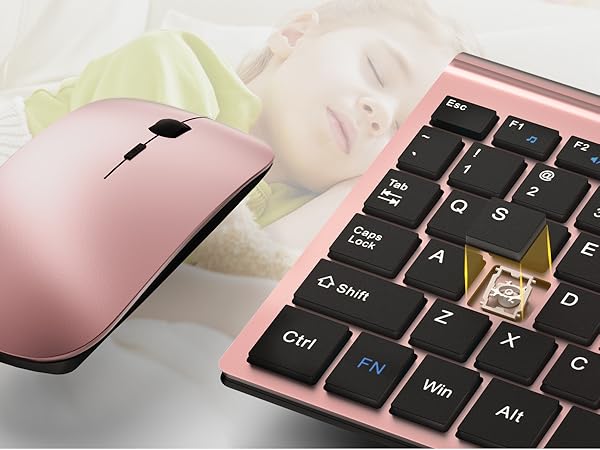 Amazon.com: Wireless Keyboard and Mouse Ultra Slim Combo