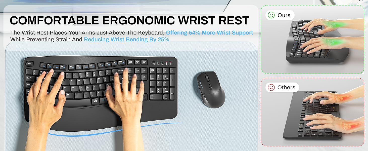 EK30 wireless keyboard and mouse grey 3