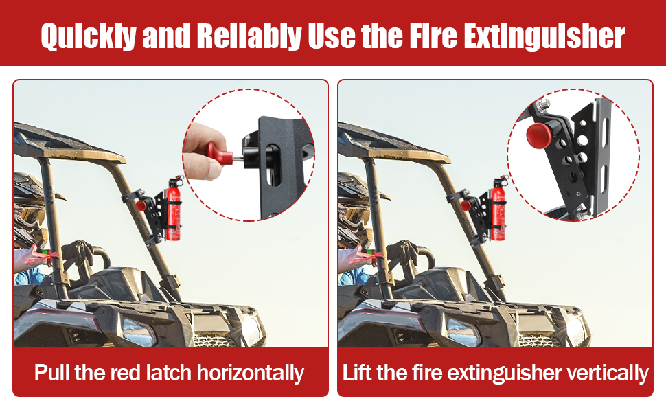 UTV Fire Extinguisher Mount
