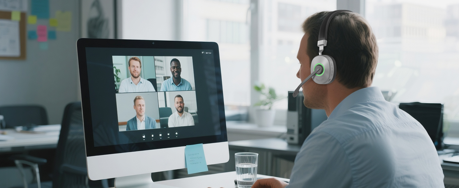 wireless noise cancelling headphones with microphone