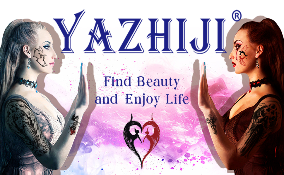 Angel and Demon Fake Tattoo