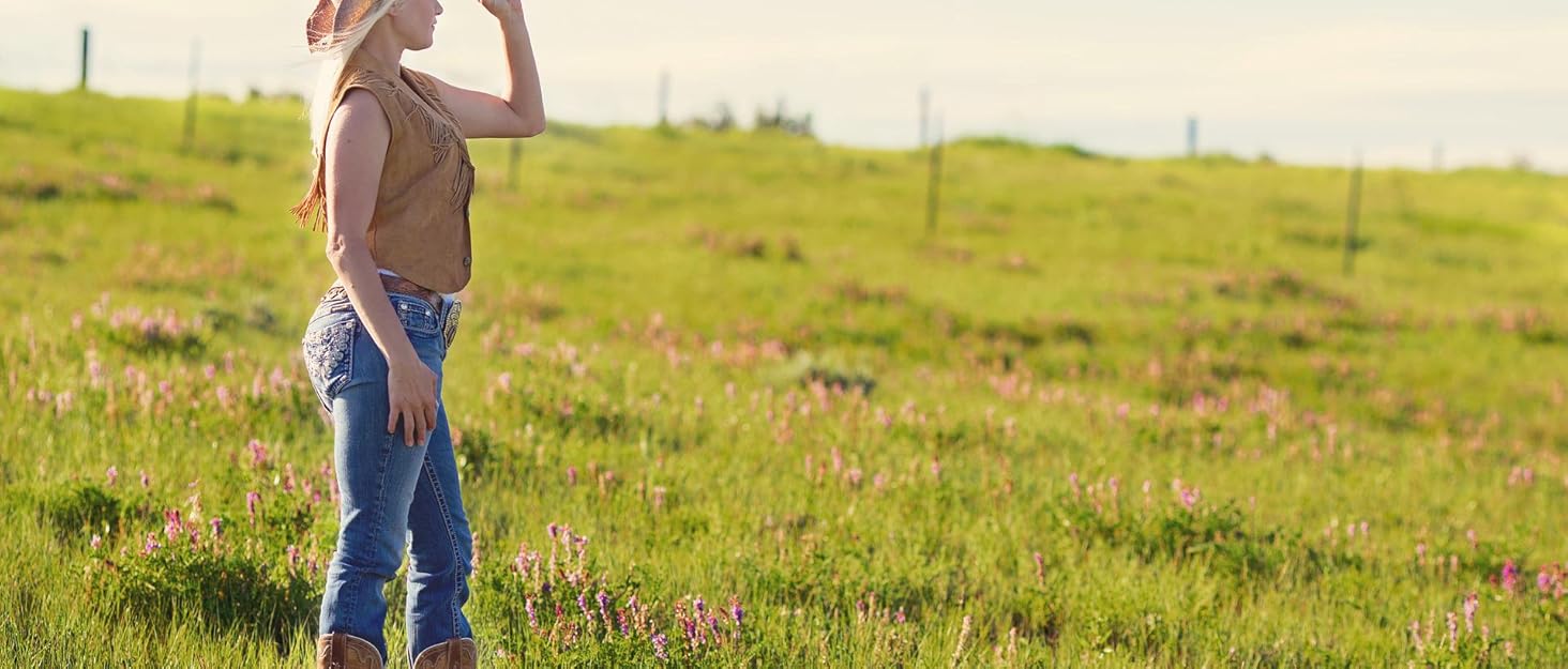 SheSole Ladies Wide Calf Western Cowgirl Cowboy Boots 11 cowgirl boots