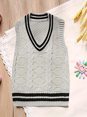 トップス UNIFORM EXPERIMENT COTTON CABL KNIT VEST 514AN8Fk9bL.jpg