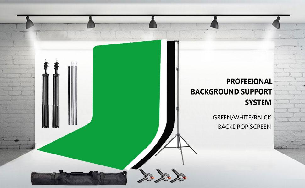 YISITONG Photo Studio Portable Adjustable Background Support Stand Kit