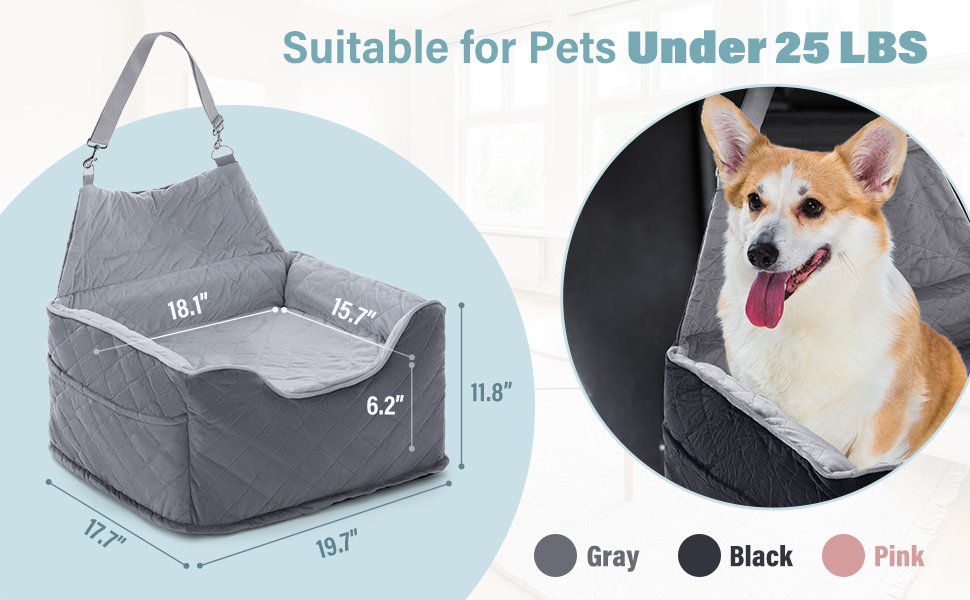 Console Dog Car Seat