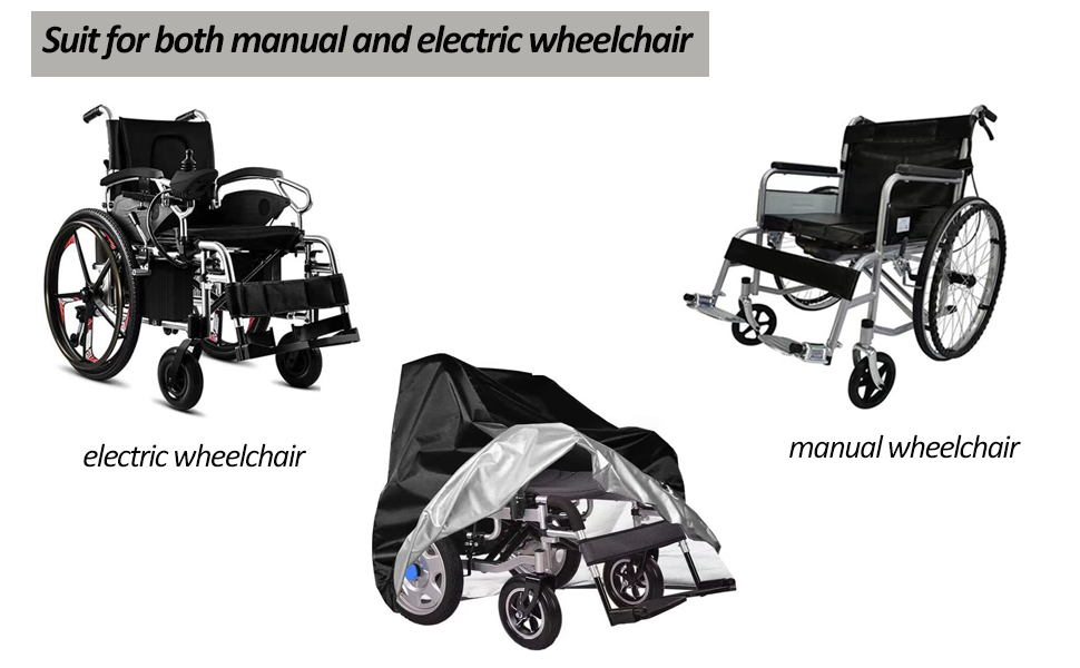 Suit for both manual and electric wheelchair