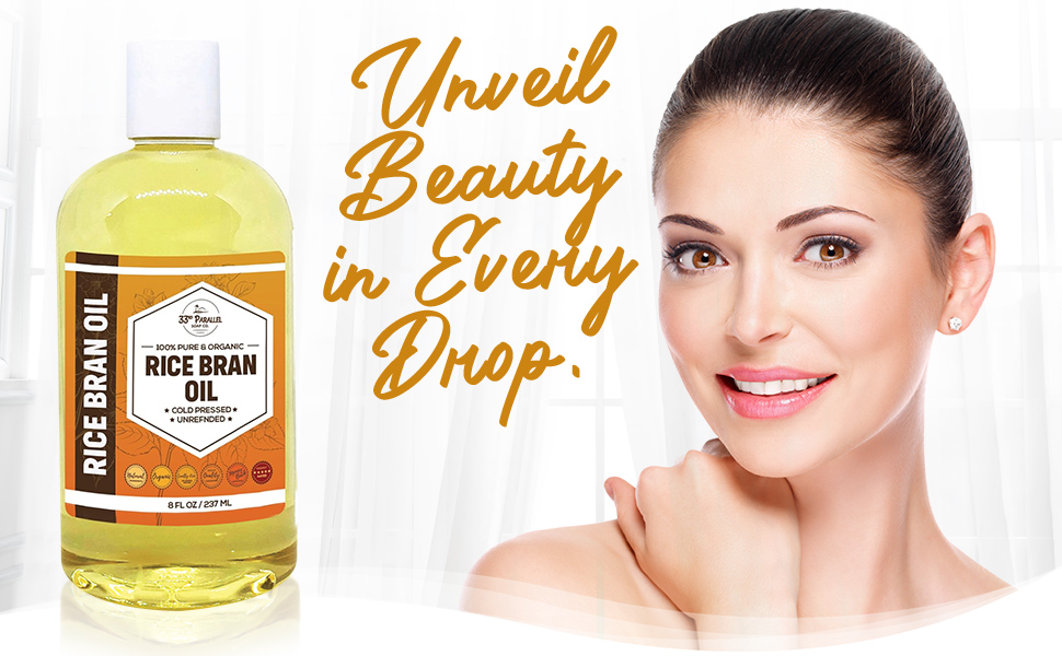 premium quality cosmetic grade rice bran oil pure organic cleansing balms facial serum lotion cream