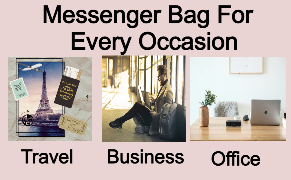 leather office messenger bag