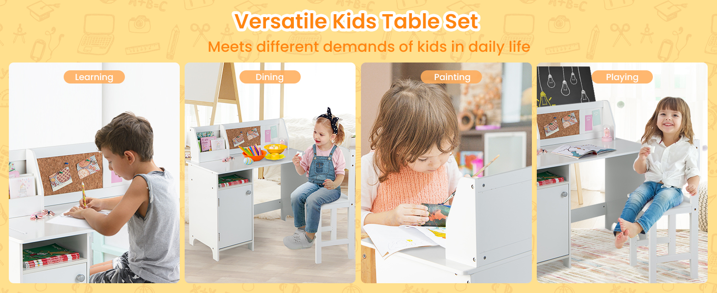 Versatile Kids Table Set