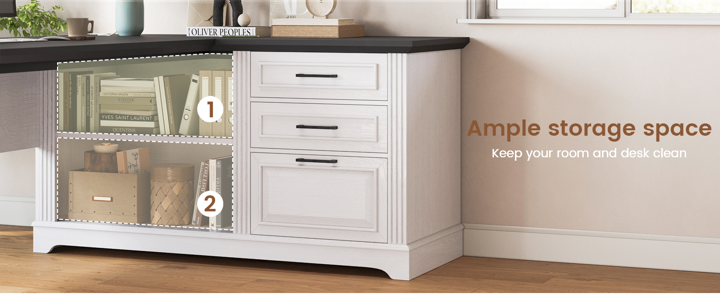 desk with drawers