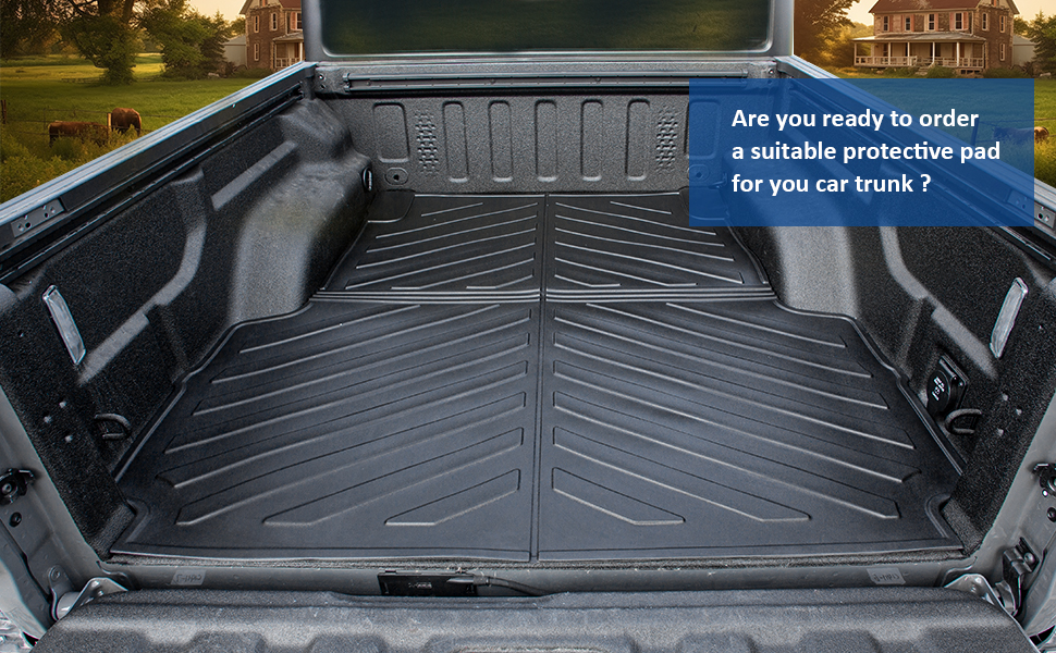 Rongtaod Truck Bed Mat Compatible with 20202024 Jeep