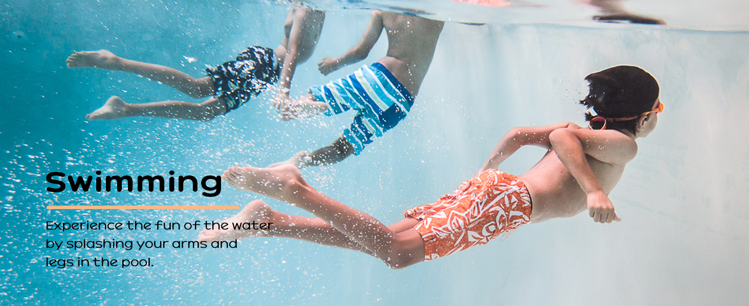 Arcweg Badehose Jungen Sommer Badeshorts Schnelltrocknend Boardshorts