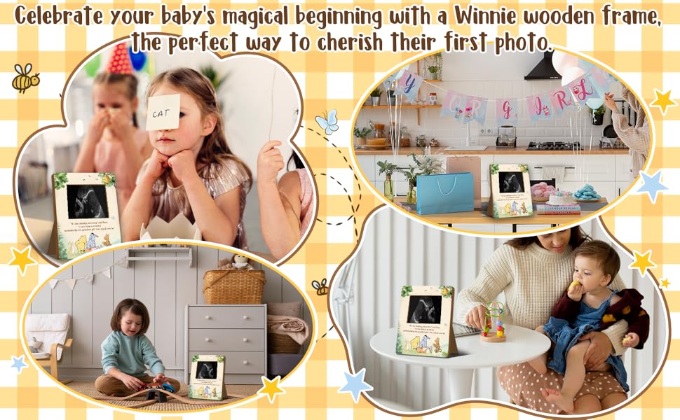 Winnie Gender Reveal Decor