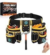 UUP Magnetic Tool Belt for Men, 26 Pockets Heavy Duty Tool Pouch, Magnet Holster Nail Utility Too...