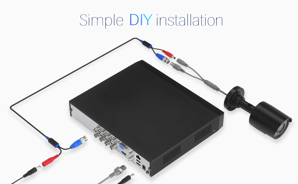 8 Channel 5MP Lite Security DVR Recorder