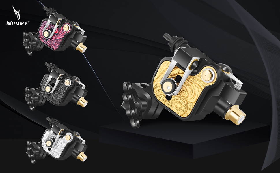 Mummy Rotary Tattoo Machine Tattoo Rotary Gun Custom