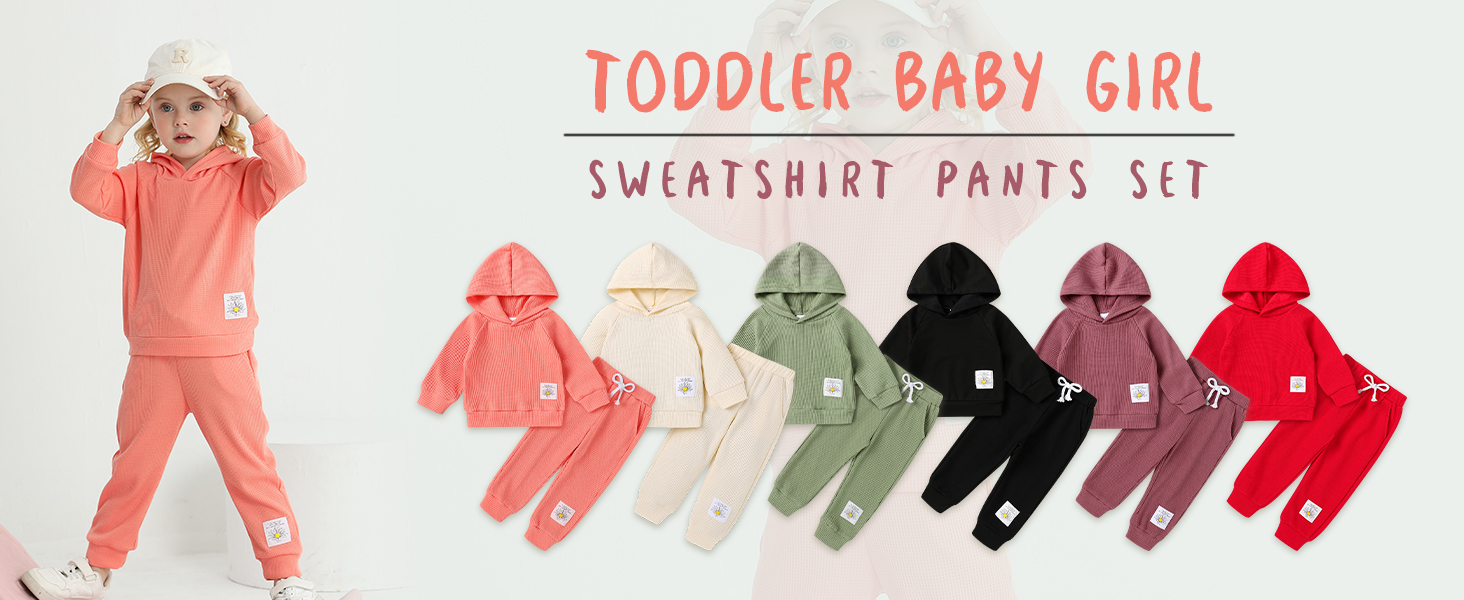 baby girl sweatshirt pants set