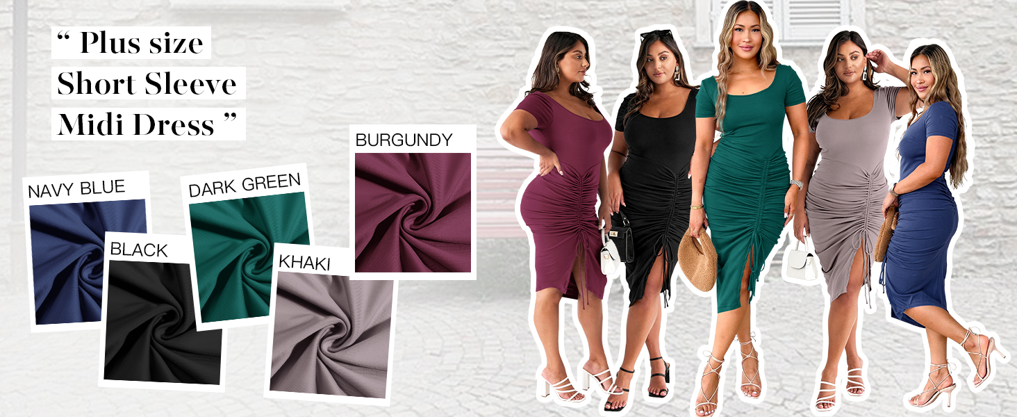 PLUS SIZE SUMMER DRESS FOR WOMEN