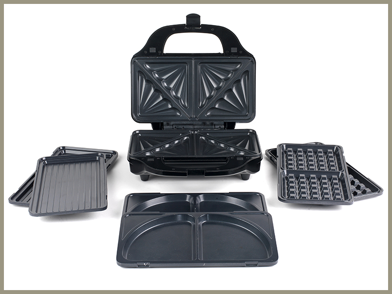 Salter EK2143FOUR XL 4in1 Snack Maker Removable NonStick Cooking