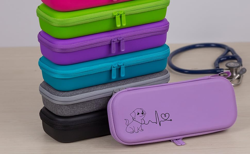 ButterFox Stethoscope Case For Nurses with Divider and ID