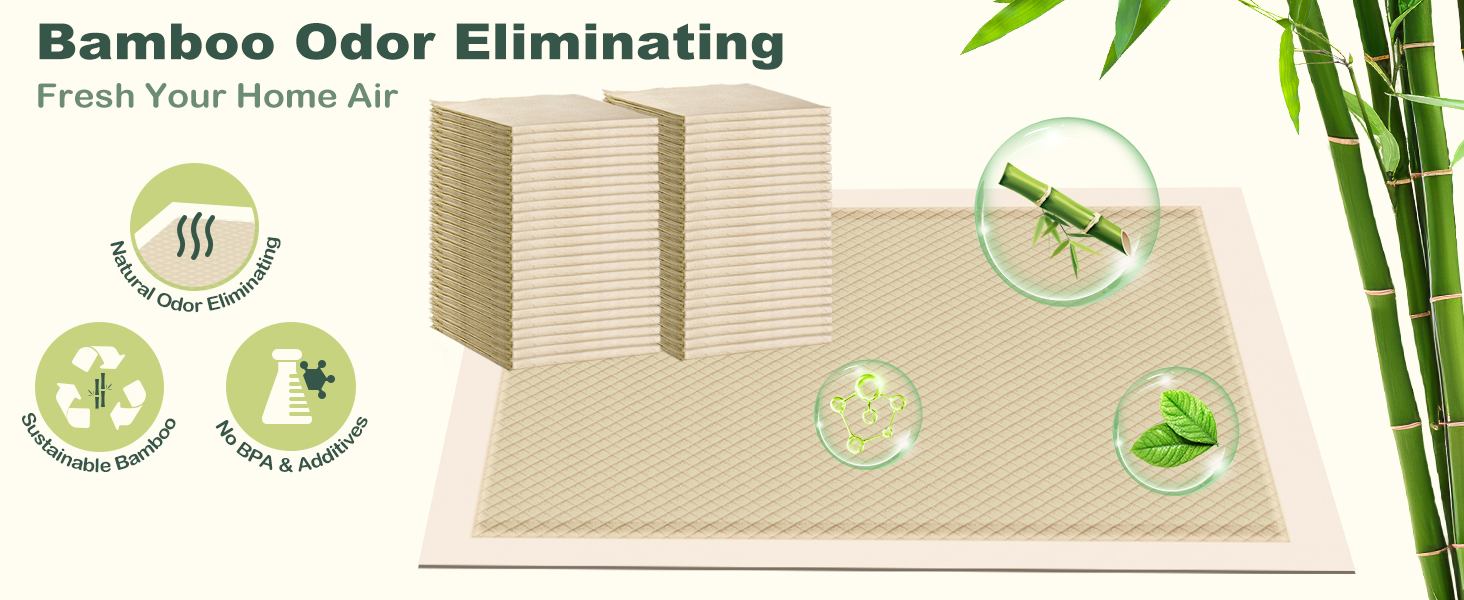 bamboo dog training pads