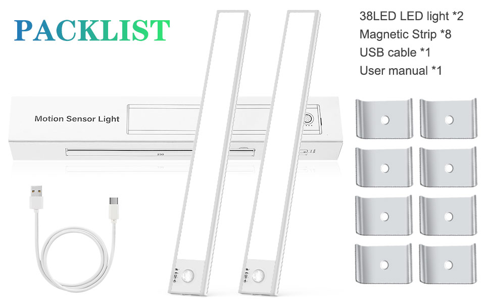 Under Lighting Wireless Rechargeable Motion Sensor