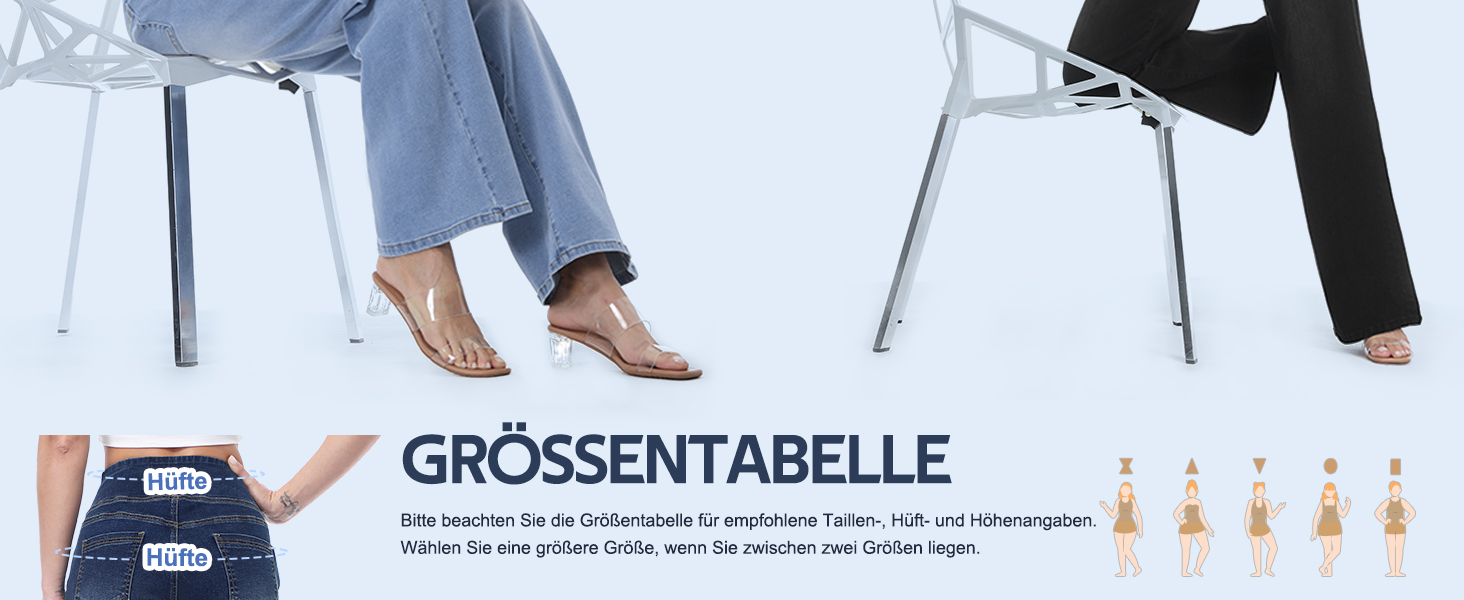Gerade Beinjeans Damen