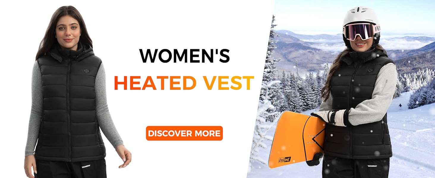womens hooded heated vest