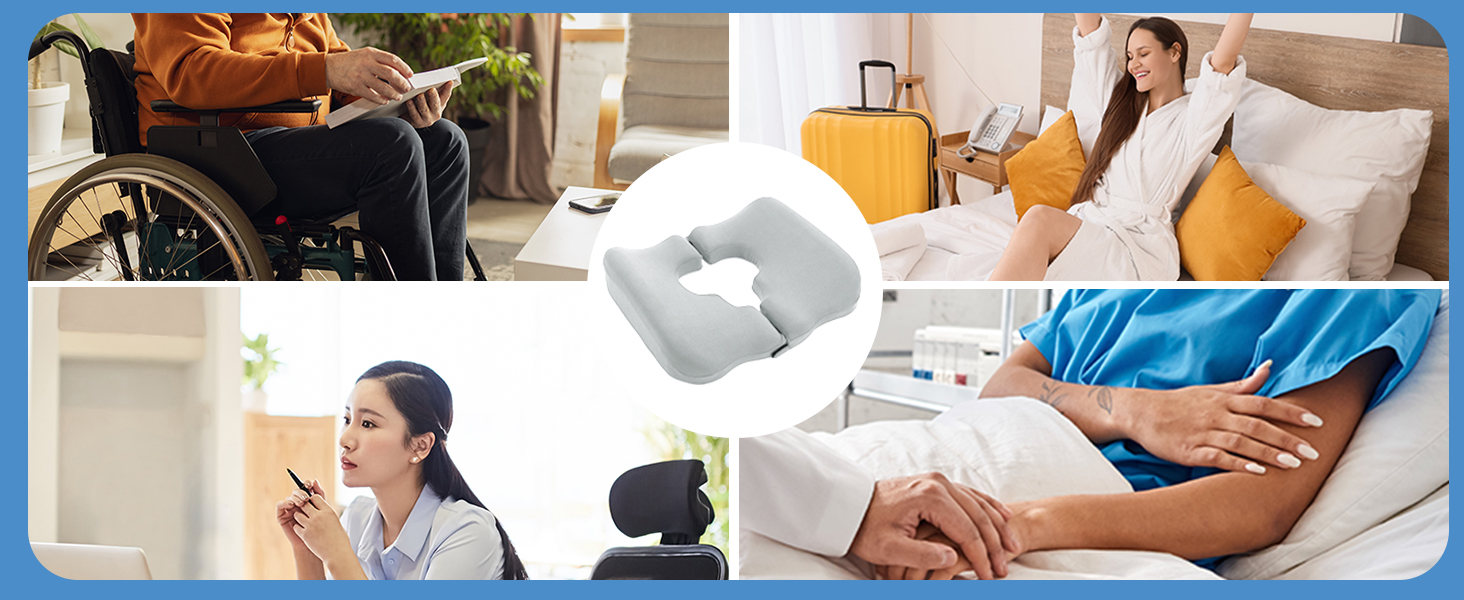HOMBYS Memory Foam Pressure Relief Cushion for Butt Sore Relief during Sleeping and Sitting (Dark Grey)
| HOMBYS Memory 79f83561 D354 4dce A4cc 61065ec0d666. CR0,0,1464,600 PT0 SX1464 V1