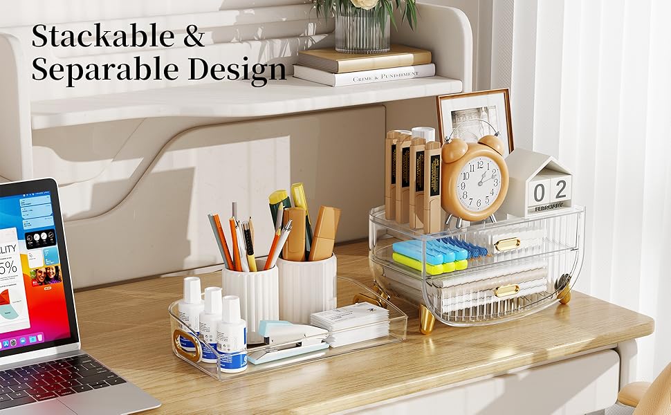 vanity organizer storage drawers display cabinet