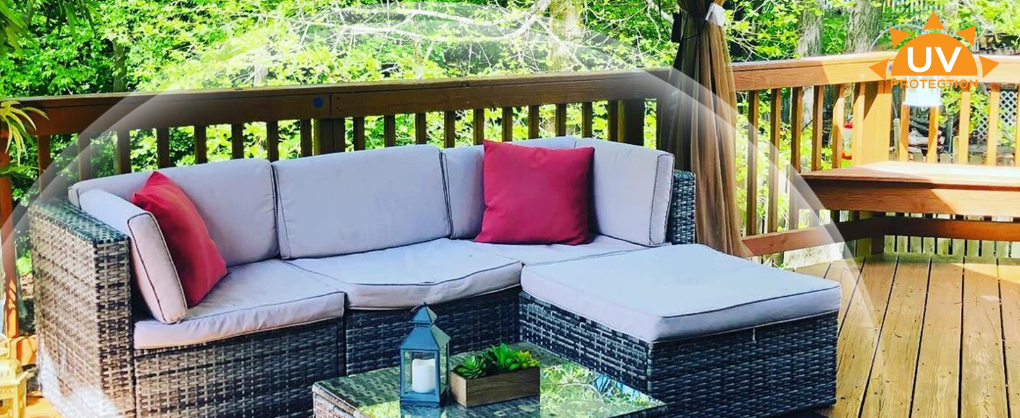 Patio Chair Cushions 19 x 19 x 3 Inch Waterproof Outdoor Seat Cushions for Patio Furniture