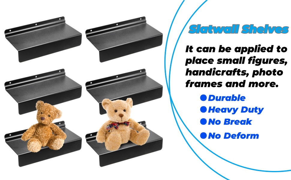 Slatwall Shelves