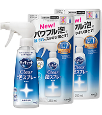 Amazon まとめ買い キュキュット クリア泡スプレー 食器用洗剤 無香性 本体 300ml 詰め替え 250ml 2個 キュキュット 食器洗い機用洗剤
