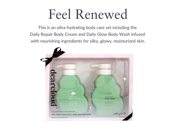 Amazon.com : dearcloud Silky Glow Deluxe Body Care Set