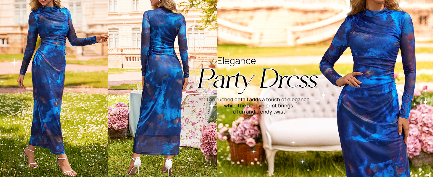 MEROKEETY Slimming Dressy Dresses for Curvy Women