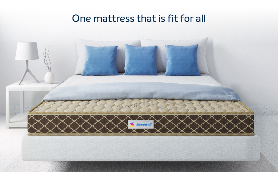 Sleepwell Fitrest Classic Superior PU Foam 6inch Double Bed Size