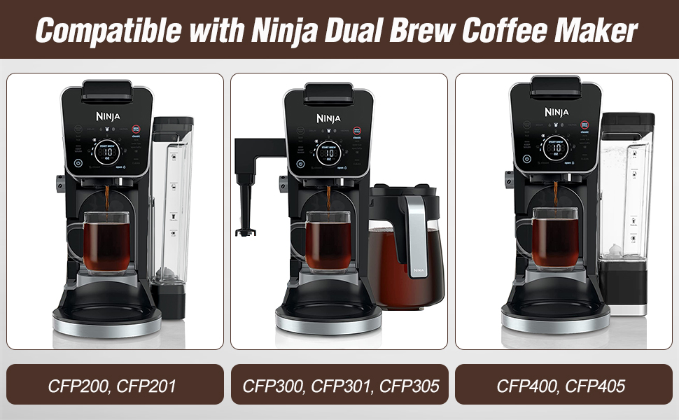 Reusable K Cups, Reusable Coffee Pods for Ninja Dual Brew