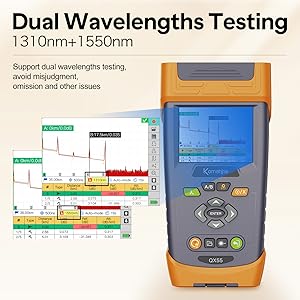 1625nm PON OTDR Komshine QX55-P OTDR Optical Time Domain