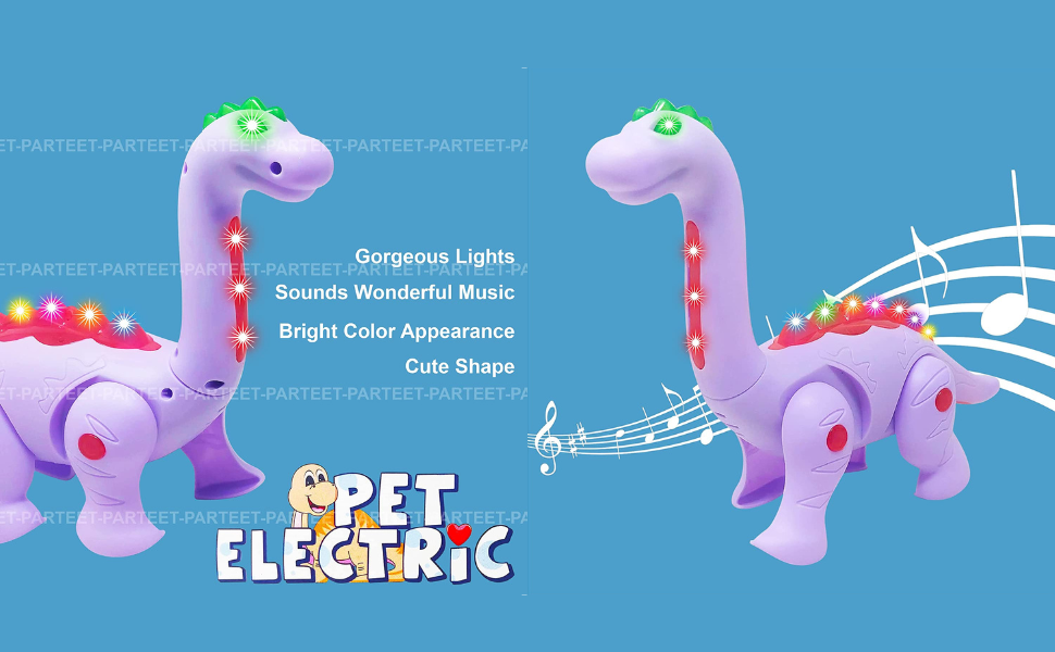 Buy PARTEET Walking Dinosaurs Toy with Lights and Realistic Dinosaur