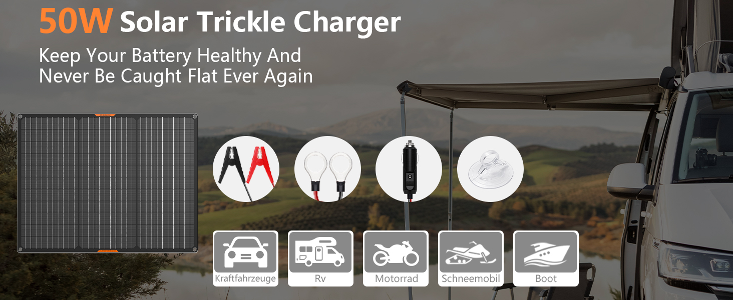 Solar Car Battery Charger